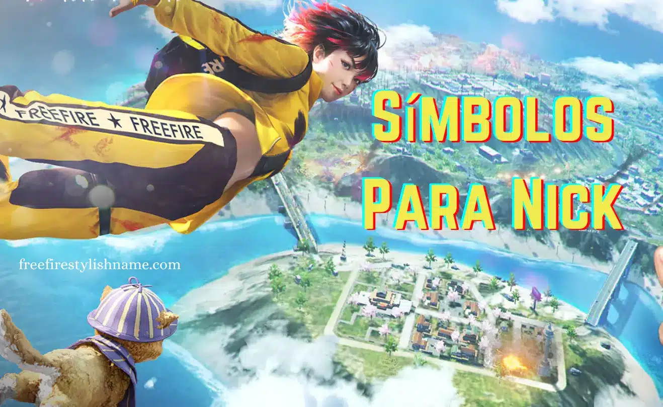 Símbolos para Free Fire: armas, carinhas e diversos itens no seu nick